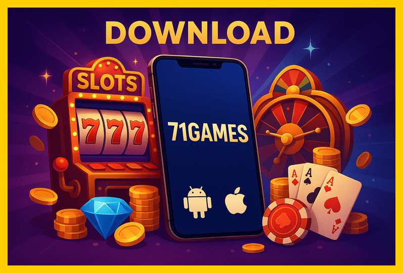 Baixar o 71GAMES Cassino App