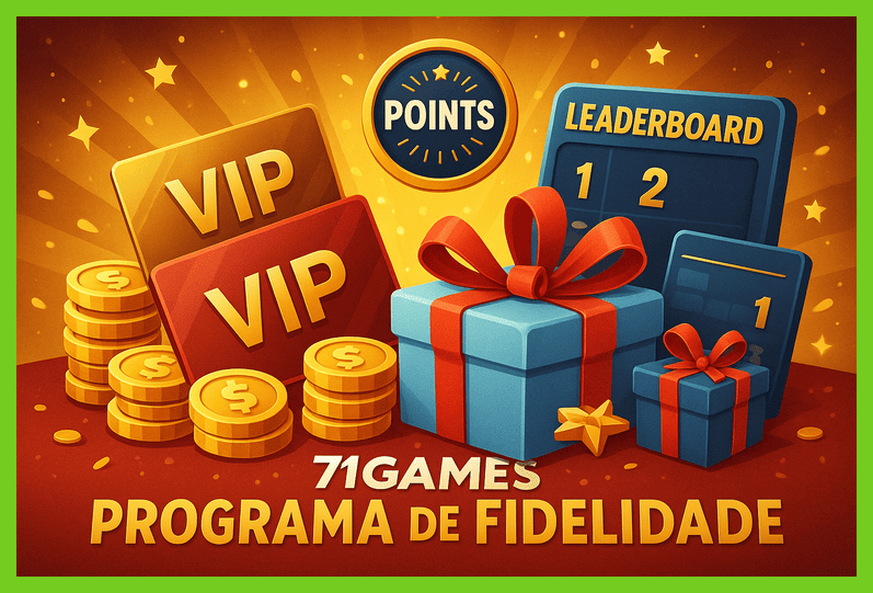 O bônus promocional 71GAMES é uma ótima maneira de começar sua aventura