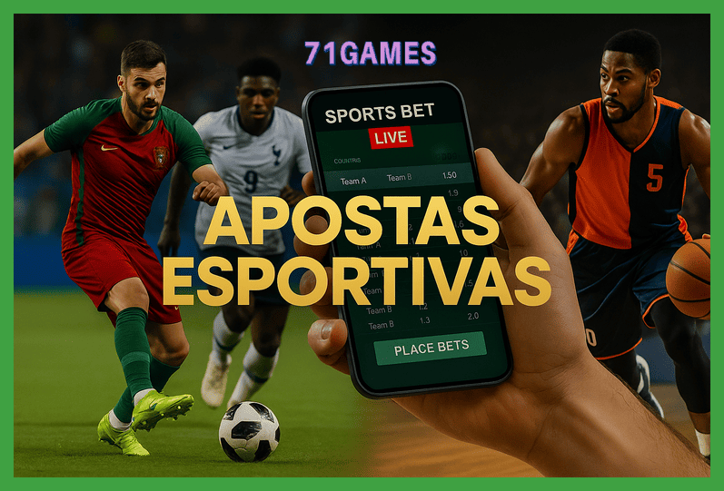 Aposte em apostas esportivas no cassino online 71GAMES