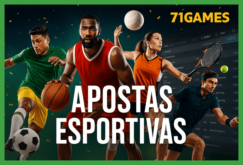 Apostas esportivas no cassino online 71GAMES